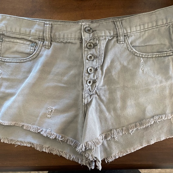 [Free People] Army Shorts - Picture 3 of 4